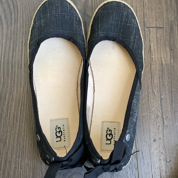 Ugg Australia Women Indah Canvas Comfort Loafer Slip on Shoes sz 8 - Picture 5 of 6